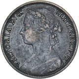 1879 Penny (F97) - Victoria British Bronze Coin - Nice