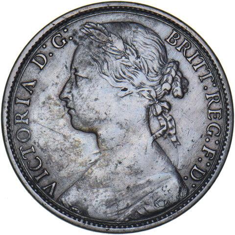 1879 Penny (F97) - Victoria British Bronze Coin