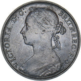 1882 H Penny (F115) - Victoria British Bronze Coin - Nice
