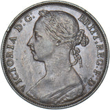 1885 Penny - Victoria British Bronze Coin - Nice