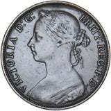 1885 Penny - Victoria British Bronze Coin - Nice