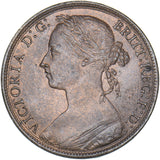 1893 Penny - Victoria British Bronze Coin - Superb