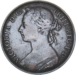 1893 Penny - Victoria British Bronze Coin