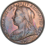 1897 Penny - Victoria British Bronze Coin - Superb