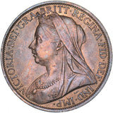 1900 Penny - Victoria British Bronze Coin - Very Nice