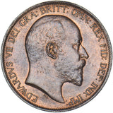 1902 Penny - Edward VII British Bronze Coin - Superb