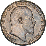 1904 Penny - Edward VII British Bronze Coin - Superb