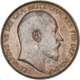 1904 Penny - Edward VII British Bronze Coin - Superb