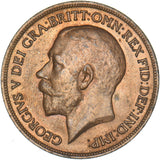 1913 Penny - George V British Bronze Coin - Very Nice