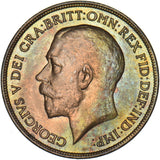 1918 Penny - George V British Bronze Coin - Superb