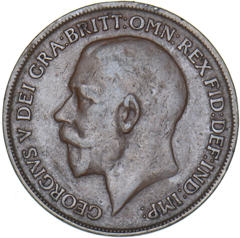 1918 KN Penny - George V British Bronze Coin