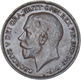 1918 KN Penny - George V British Bronze Coin - Nice