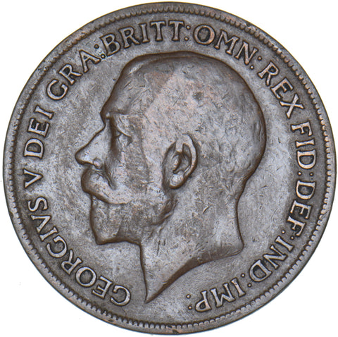1919 KN Penny - George V British Bronze Coin