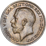1919 Penny - George V British Bronze Coin - Very Nice