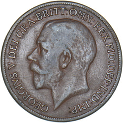 1919 KN Penny - George V British Bronze Coin - Nice