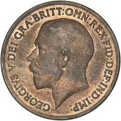 1919 Penny - George V British Bronze Coin - Very Nice