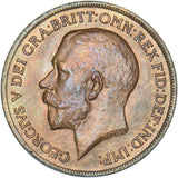 1920 Penny - George V British Bronze Coin - Superb