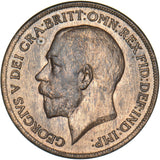 1920 Penny - George V British Bronze Coin - Very Nice