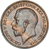 1921 Penny - George V British Bronze Coin - Very Nice