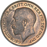 1921 Penny - George V British Bronze Coin - Very Nice