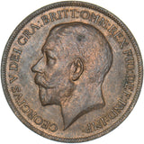 1921 Penny - George V British Bronze Coin - Superb