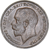 1922 Penny - George V British Bronze Coin - Very Nice
