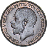1926 Penny - George V British Bronze Coin - Very Nice