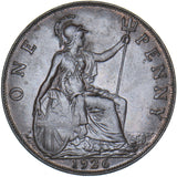 1926 Penny - George V British Bronze Coin - Very Nice