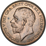 1927 Penny - George V British Bronze Coin - Superb