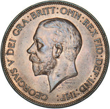 1928 Penny - George V British Bronze Coin - Superb