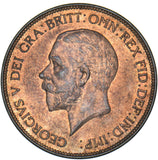 1929 Penny - George V British Bronze Coin - Superb