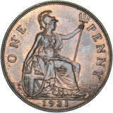 1931 Penny - George V British Bronze Coin - Very Nice
