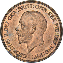 1931 Penny - George V British Bronze Coin - Superb