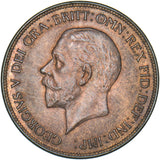 1932 Penny - George V British Bronze Coin - Superb