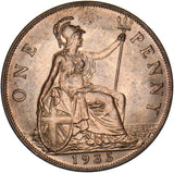 1935 Penny - George V British Bronze Coin - Superb
