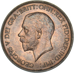 1935 Penny - George V British Bronze Coin - Superb