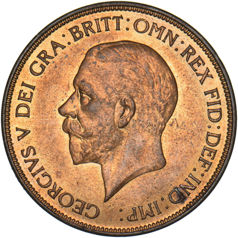 1936 Penny - George V British Bronze Coin - Superb
