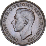 1944 Penny - George VI British Bronze Coin - Superb