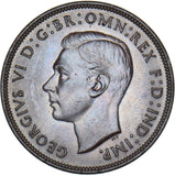 1946 Penny - George VI British Bronze Coin - Superb