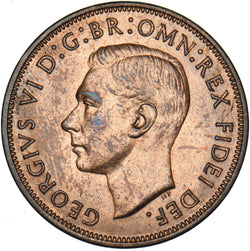 1949 Penny - George VI British Bronze Coin - Superb