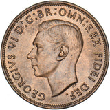 1951 Penny - George VI British Bronze Coin - Superb