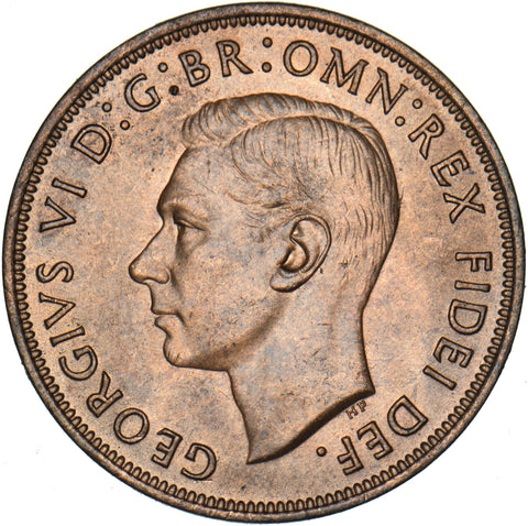 1951 Penny - George VI British Bronze Coin - Superb