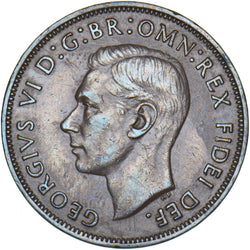 1951 Penny - George VI British Bronze Coin - Nice