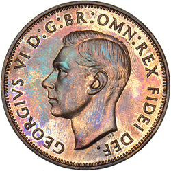 1951 Proof Penny - George VI British Bronze Coin - Superb