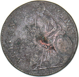 1673 Halfpenny - Charles II British Copper Coin