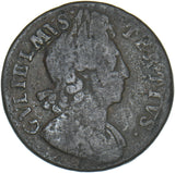 1699 Halfpenny - William III British Copper Coin