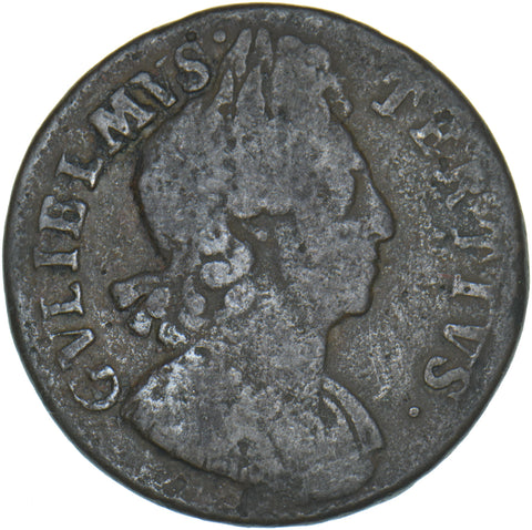 1699 Halfpenny - William III British Copper Coin