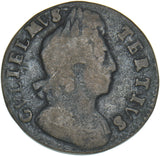1701 Halfpenny (Unbarred A’s) - William III British Copper Coin