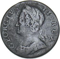 1747 Halfpenny - George II British Copper Coin
