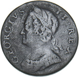 1747 Halfpenny - George II British Copper Coin